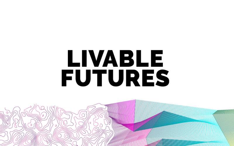 A banner for the Livable Futures logo