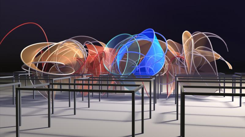 3D visualization of dance