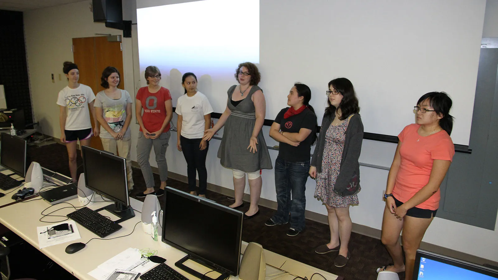 student group presenting
