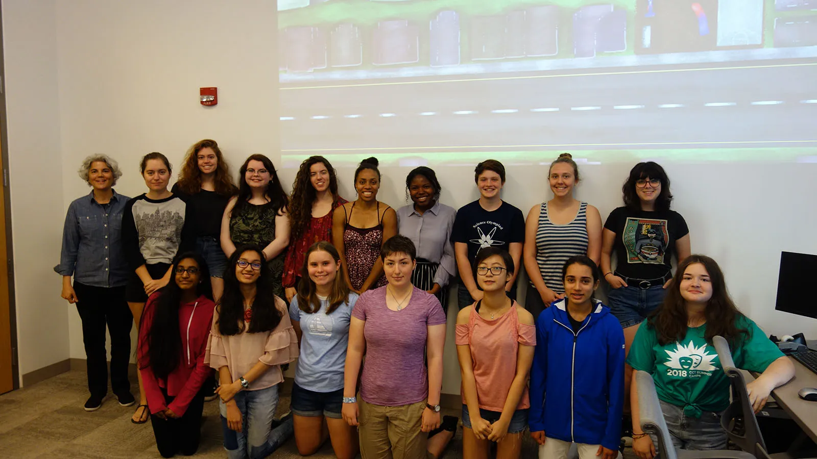 group image of students and mentors
