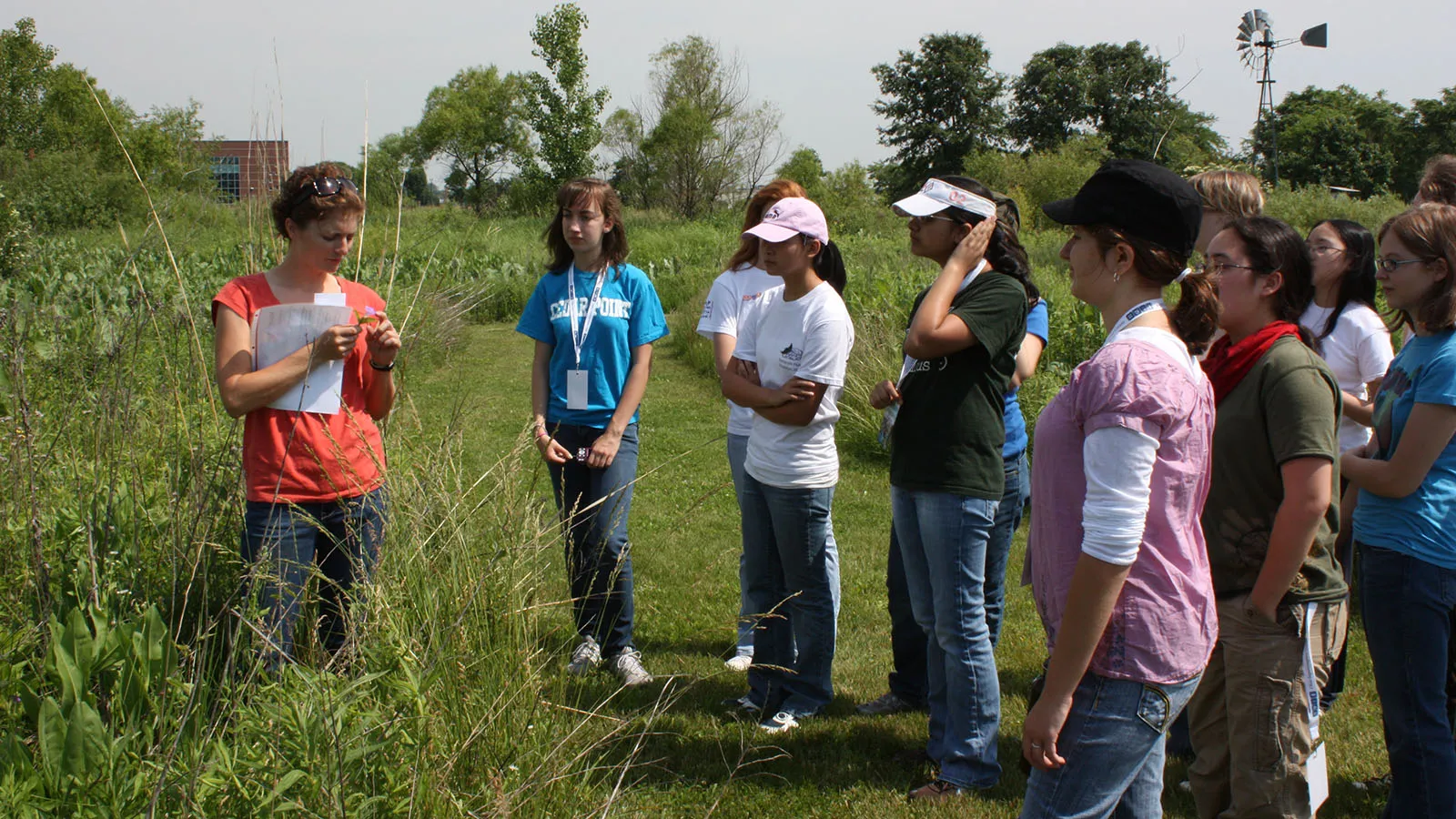 students in the prairie