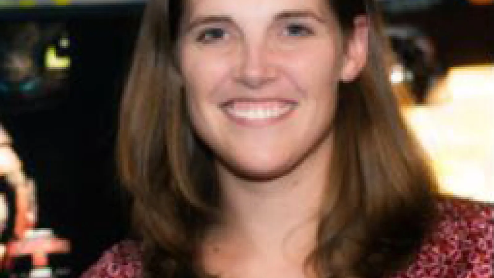 Woman smiling