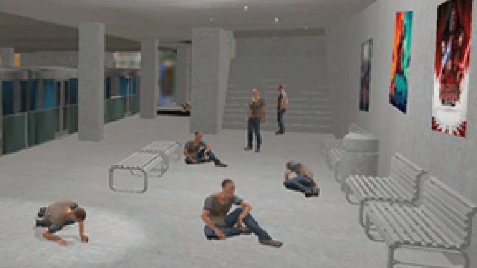 Image of Virtual Subway Station for Mass Casualty Incident Training