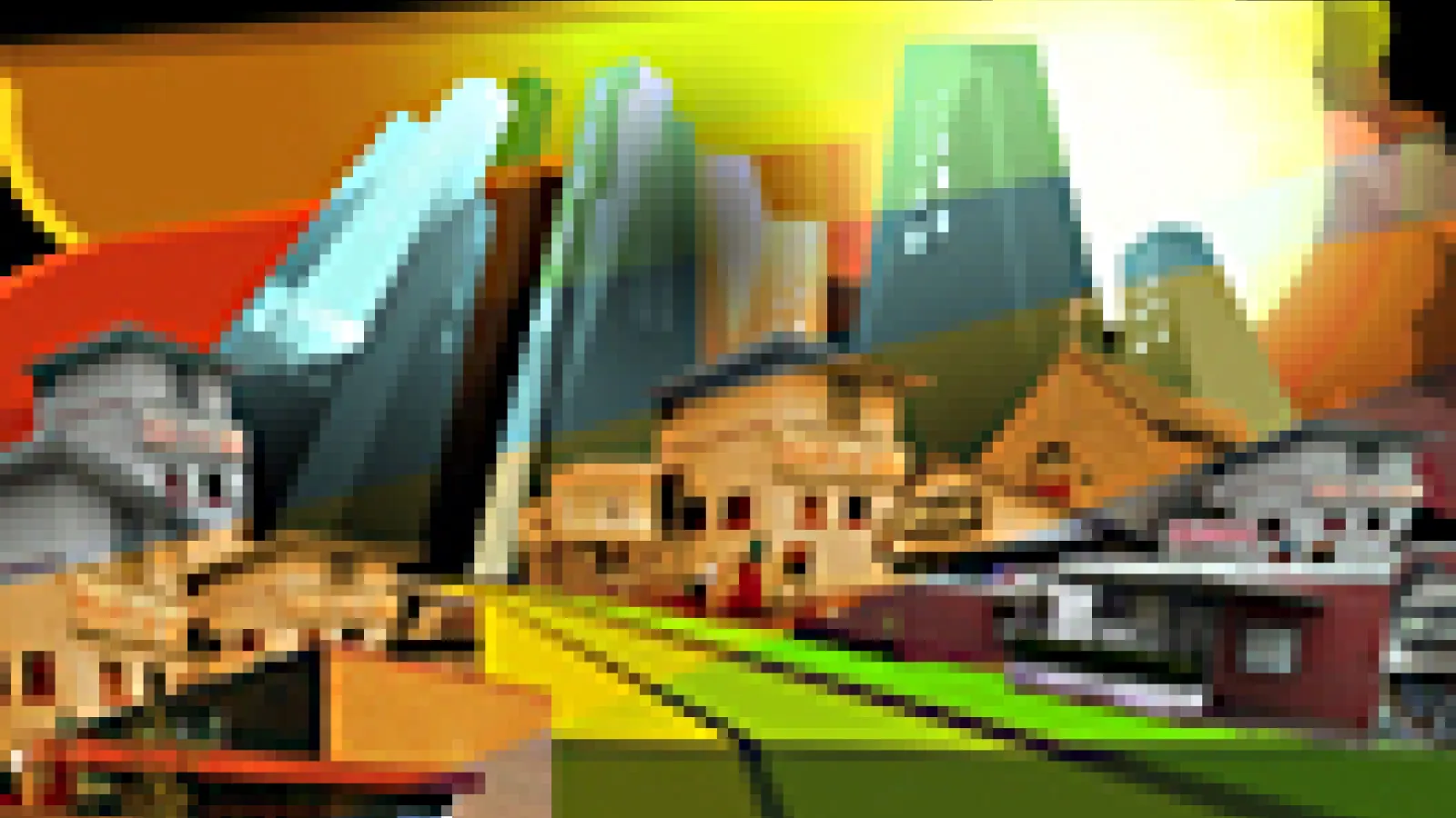 CG Background of City