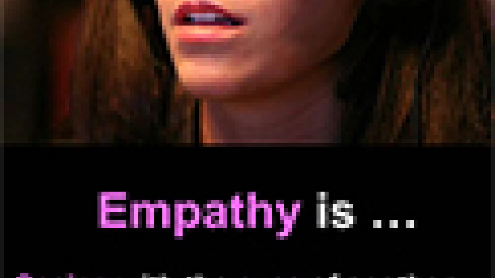 Woman with VR glasses and textual elements