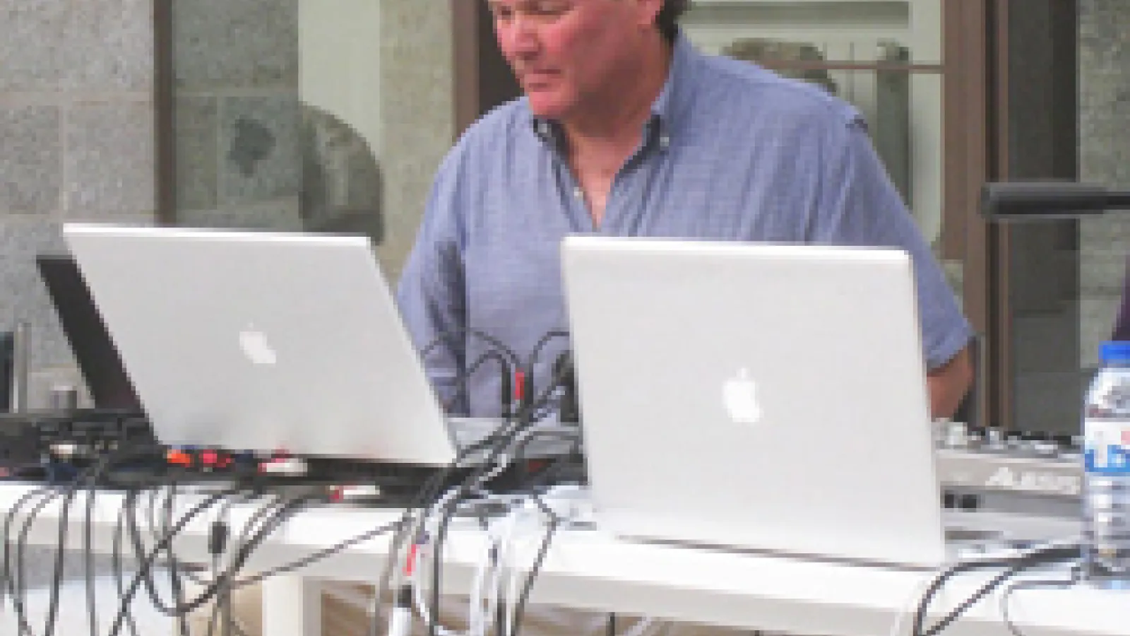 guest artist and professor, Brad Garton visits 3/20/18