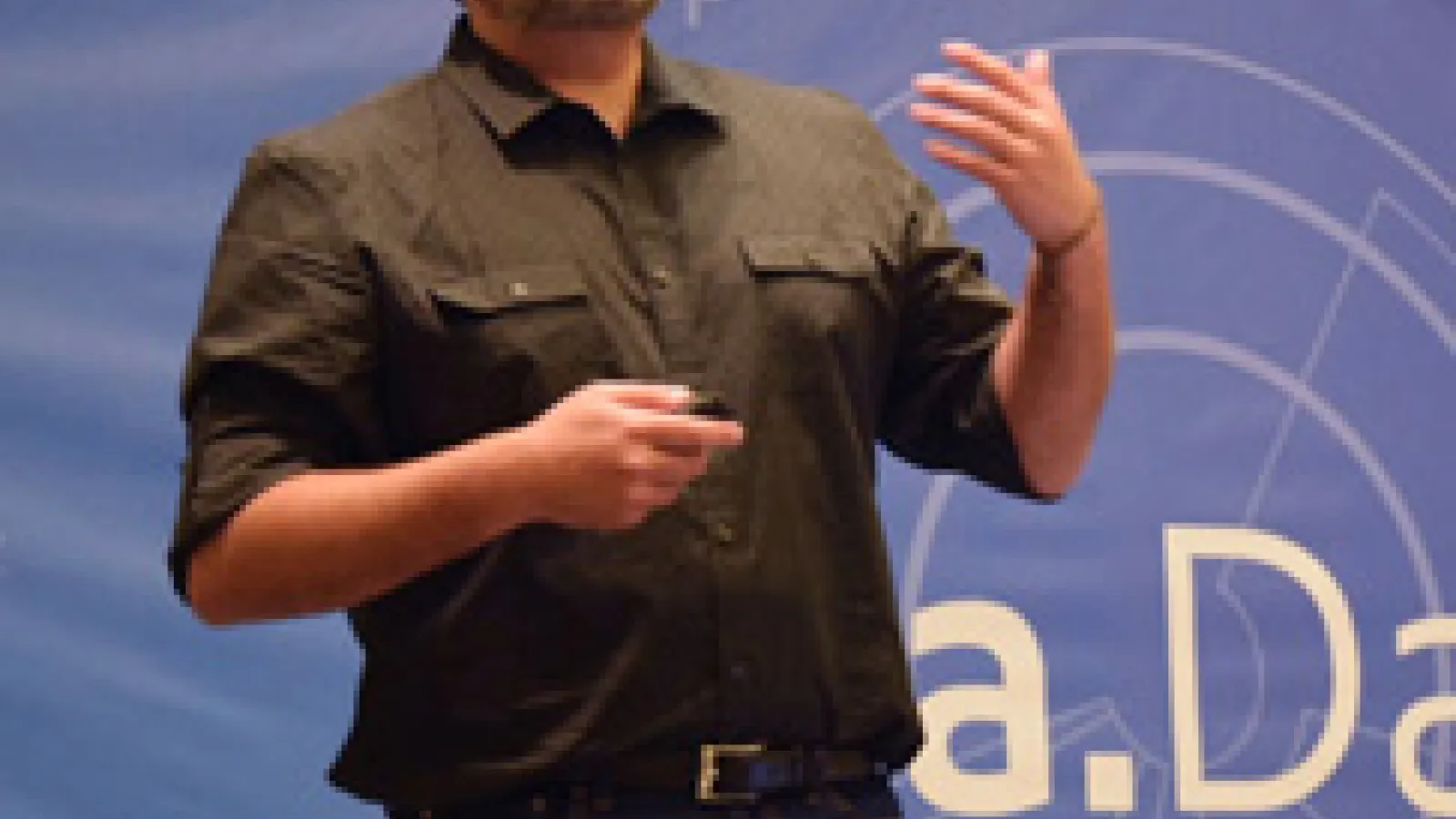 Picture of guest speaker, Alberto Cairo