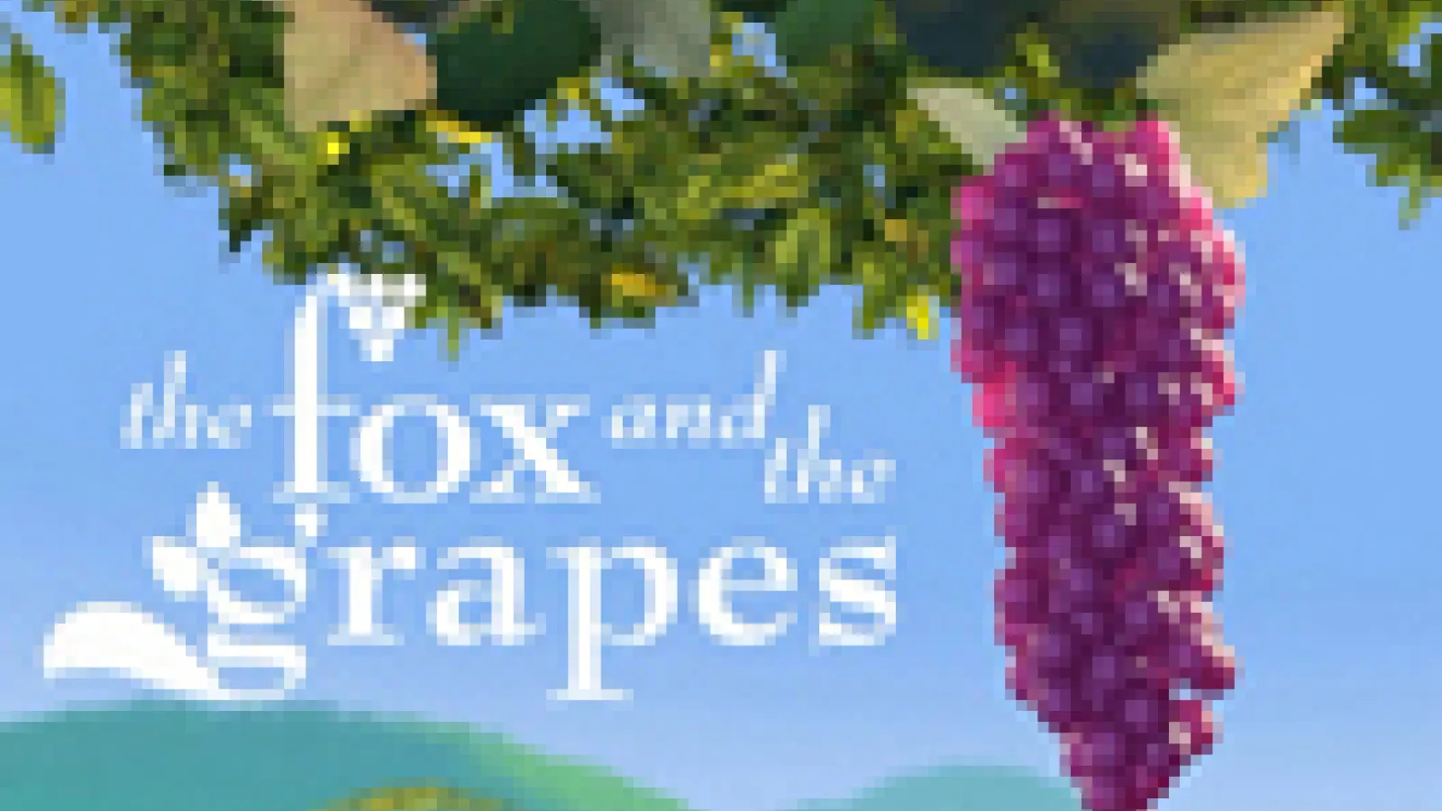 Grapes dangling from tree