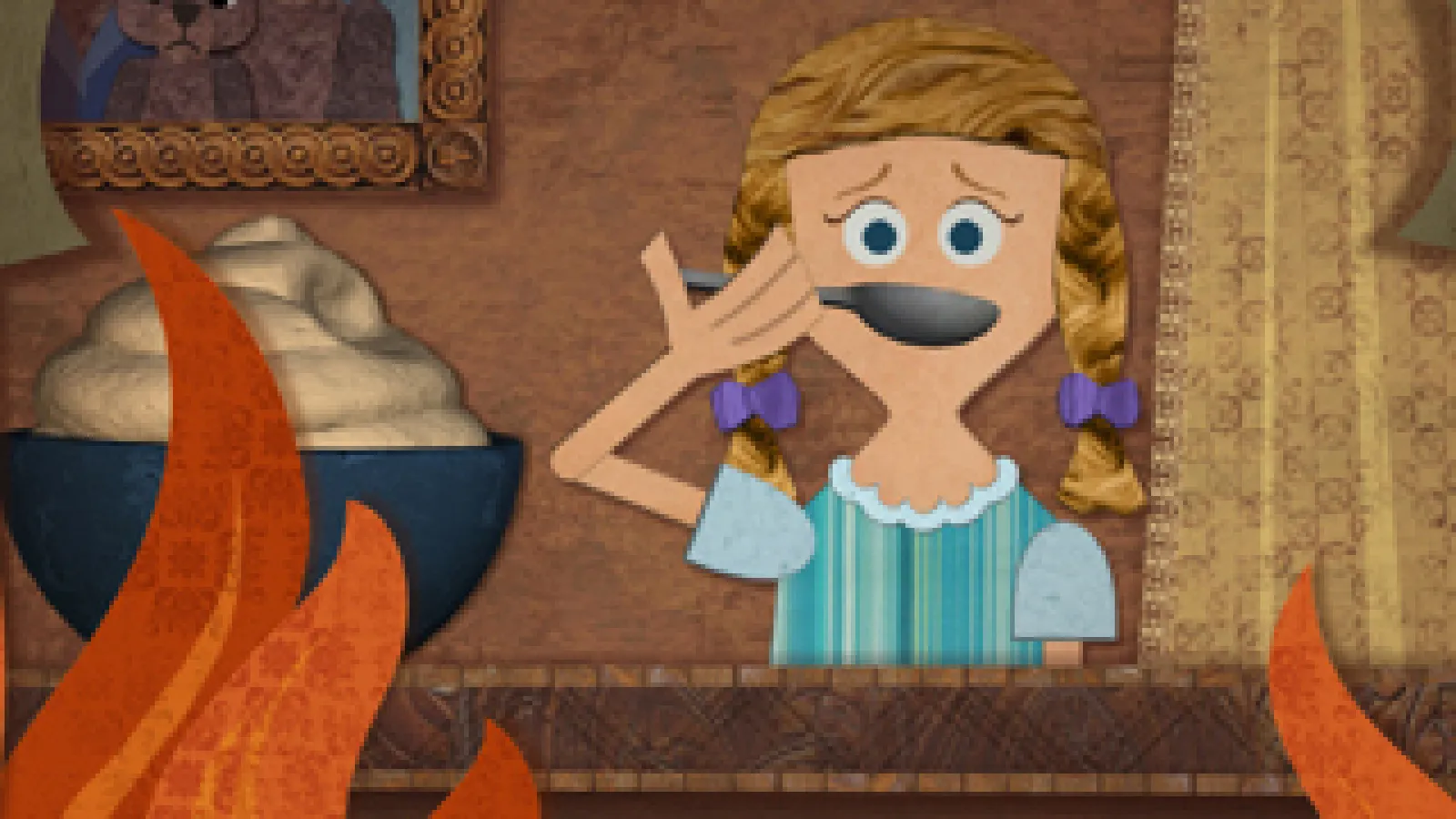 Puppet animation character