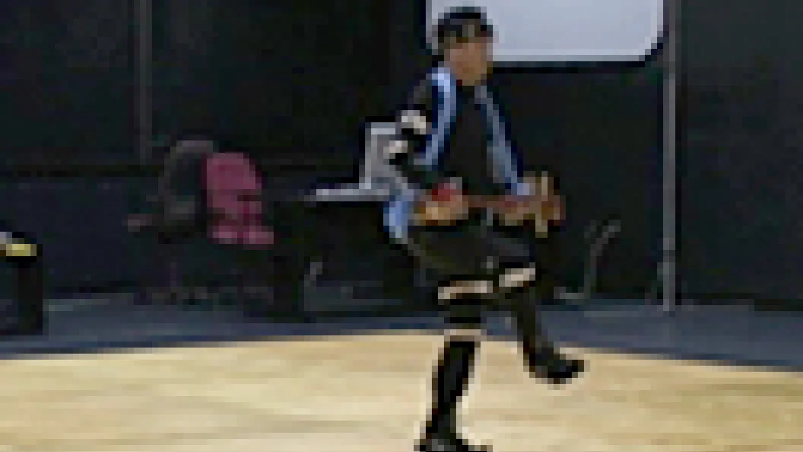 Man with MoCap suit dancing
