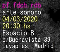arte-sonoro 03/04/2020 Espacio B