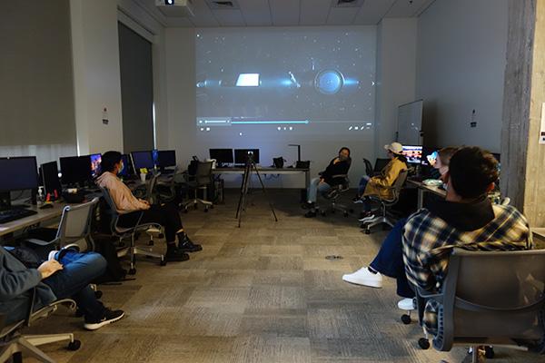 Computer Animation class presentations during Autumn 2021 finals