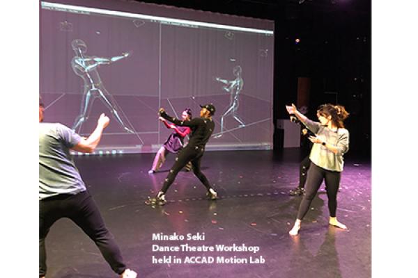 Minako Seki Dance Theatre Workshop in ACCAD Motion lab