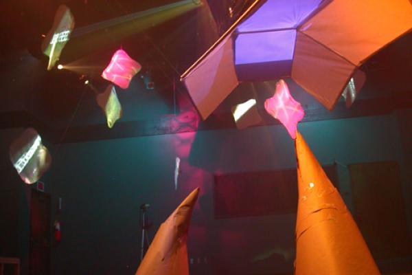 Combination Lighting Light Panels and Reflections