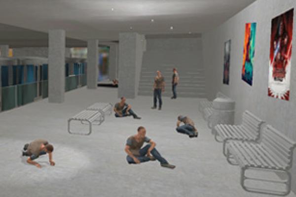 Image of Virtual Subway Station for Mass Casualty Incident Training