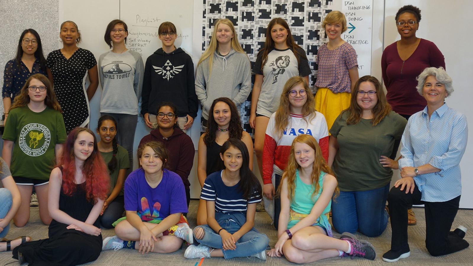 participants of the 2019 digital animation mentoring program